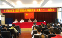 J9九游会老哥俱乐部集团庆祝建党九十周年“七一”表彰大会